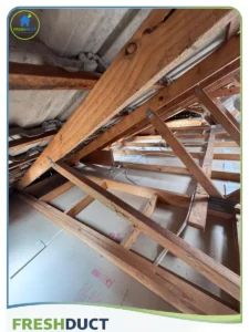 Attic insulation vacuumm and removal