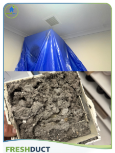 Clean and repair clogged bathroom exhaust fan by FreshDuct Sydney