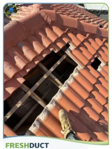 FreshDuct Insulation Work On Melbourne Roof Tile