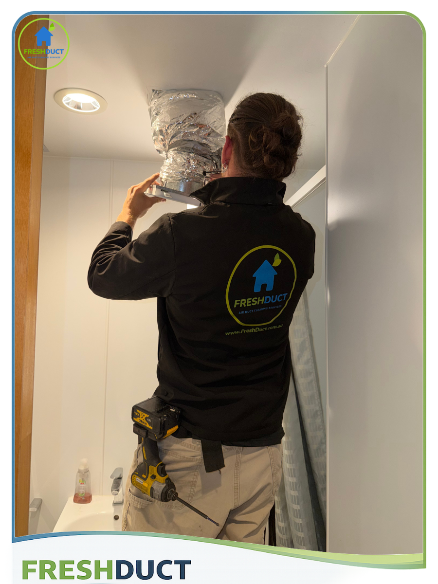 Servicing Apartment Complex Bathroom Exhaust Fans By FreshDuct Team Melbourne and Sydney