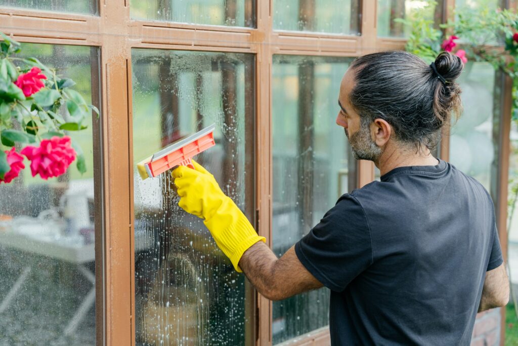 Exterior house cleaning