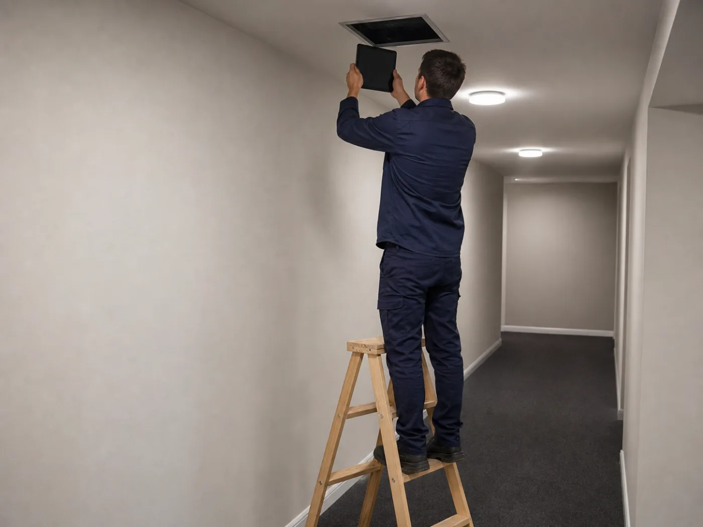 Documenting a unit with photos for the building record