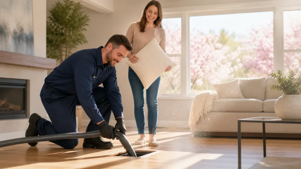 How Duct Cleaning Services Help Control Spring Allergens Indoors