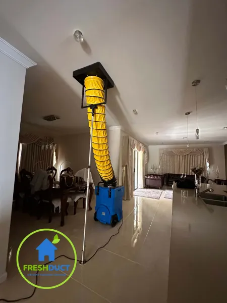 Before the vacuum goes in